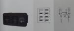 INTERRUTTORE TERGILAVALUNOTTO RITMO 60L-65L-75L 7 LINEE 3 POSIZIONI 4382410
