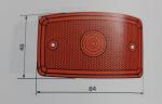 FANALE LATERALE IR.GH.PL. SML CON CATADIOTTRO