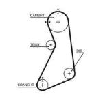 8597-15399 CINGHIE SINCRONE POWERGrip 15 GOLF III - PASSAT - IBIZA