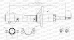 AMMORTIZZATORE ANTERIORE A3 (8L1); :   I (1M2); : OCTAVIA I (1U2); OCTA
