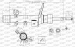 AMMORTIZZATORE ANTERIORE DESTRO   C3 II -3