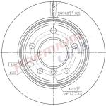 DISCO FRENO  SERIE 3(E36)(E46)