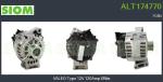 ALTERNATORE 12V 120AH  FIESTA MONDEO *                 1.25/1.4/1.6 BZ 1.8 T