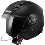 CASCO LS2 OF616 AIRFLOW II SOLID MATT   BLACK TAGLIA XL