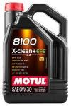 OLIO MOTORE 8100 X-CLEAN+ EFE 0W30 5LT  ACEA C3 BMW LL-04,VW 504 00 507 00