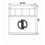 FILTRO OLIO  K75/100-R1100/1200