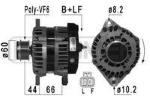 ALTERNATORE 12V140A ASTRA H-CORSA D-MERIVA-ZAFIRA MOTORE 1.7 CDTI