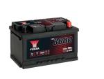 BATTERIA 71AH 650A SMF LB3  POSITIVO A  DESTRA DIMENSIONI 278X175X175