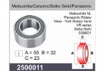 CUSCINETTO ARIA CONDIZIONATA DIMENSIONI 55X32X23