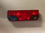 FANALINO POSTERIORE ROSSO-ARANCIO-FUME'  SENZA LUCE TARGA