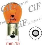 LAMPADINA BA 15s (12V-21W) COLORE AMBRA  - FRECCE ANT/POST.
