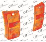 COPPIA PLASTICHE "ARANCIO" PER FRECCE    ANTERIORE CP.TRASPARENTE ANT.ARANCIO PX