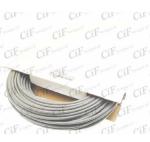 GUAINA DIAMETRO ESTERNO 4,5-INTERNO 2,5  COLORE GRIGIO