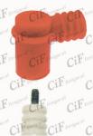 ATTCO CANDELA IN SILICONE ROSSO 7mm
