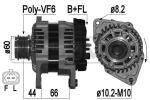 ALTERNATORE -  ASTRA, ASTRA GTC VEREVERSIONE DELCO REMY A1127N