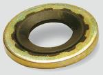 GUARNIZIONE A RONDELLA GIALLA GM HARRN  DIAMETRO ESTERNO 33.5MM -INTERNO 15,7MM