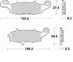 PASTIGLIE FRENO ANTERIORE SUZUKI        MARAUDER 800