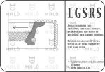 AT.90X74X10 CROMA/DUCATO/PUNTO/TIPO-FIESTA-DEDRA-MEGANE-IBIZA-GOLF