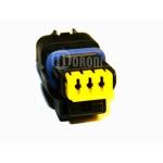 CONNETTORE 3 VIE NERO PORTAFEMMINA