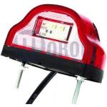 FANALE TARGA E POSIZIONE ROSSO LED 12/  24V
