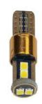 COPPIA LAMPADE LED 12V T10 CANBUS         BASE 2.1x9.5d 6 LED MOD. 3030