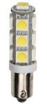COPPIA LAMPADE LED 12V  BASE BA9S    13 LED MOD. 5050