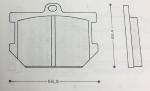 PASTIGLIE HONDA CB750-900