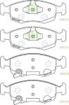 KIT PASTIGLIE FRENO  PANDA 01/12>