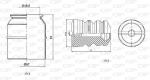 KIT PARAPOLVERE (2 TAMPONI + 2 CUFFIE)    SERIE 3 E90