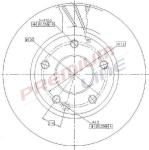 DISCO FRENO  CLASSE A(W168)  ANTERIORE VENTILATO