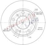DISCO FRENO C25-DUCATO-J5 14q.li  D.256  N