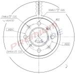 DISCO FRENO  CIVIC- 214,216,21 8,220,414,416,420 D.261,5 V