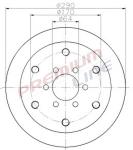 DISCO FRENO DAILY CITY2000 35(S9,11,13,) (C9,11,13,15)(RUOTA SINGOLA)ANT. (S10,S
