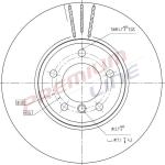 DISCO FRENO : SERIE 5(E60)TOURING(E61 )   SERIE 6(E63    E64)