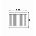 FILTRO OLIO DAELIM VS 125 - VT 125