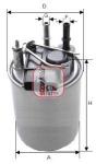 FILTRO CARBURANTE  JUKE 1.5 dCI