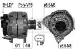 ALT BOSCH 0124615017 12V 150Amp PFR6     GALAXI - COMPASS - PASSAT