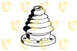 CUFFIA L.CAMBIO  80 FLANGIA 100MM    SX GOLF3-VENTO  80-100-A3-GOLF IV-P