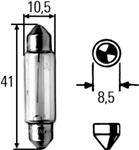 LAMP. C10W SV8,5-8 12 10