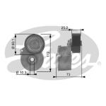 PULEGGIA TENDITORE  SCUDO 1.8 D      BERLINGO, JUMPY, XSARA