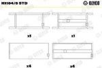 BRONZINE DI BANCO (SERIE) H 1104/5 STD S DAILY - DUCATO - BOXER