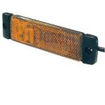 SEGNALATORE LATERALE ARANCIO LED 12/24V.CAVO 0,5 MT