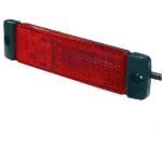 SEGNALATORE LATERALE ROSSO LED 12/24     CAVO 0,5 MT