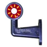 SEGNALATORE INGOMBRO LED 12/24V SINISTRO BIANCO/ROSSO
