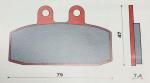 PASTIGLIE FRENO SCARABEO 125-500 APRILIA CAGIVA-GILERA--MALAGUTI-YAMAHA