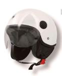 CASCO DEMIJET BIANCO LUCIDO M