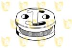 SUPPORTO MARMITTA GAS SCARICO.IDEA/MUSA  PUNTO BENZ./DIESEL NUOVA500 1.2 8V