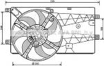 ELETTROVENTOLA RADIATORE ELV220601 FI FIFIAT FIORINO III 1.3 MJET -